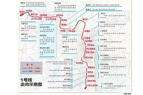 贵阳地铁1号线站点换乘公交介绍