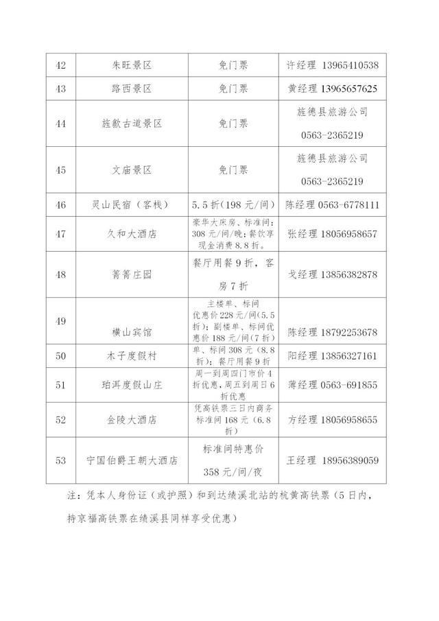 杭黄高铁开通在即 宣城景区大量优惠