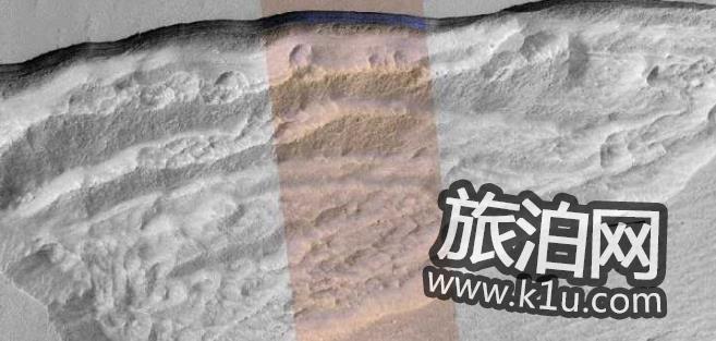 NASA发现火星表面存在巨大冰层