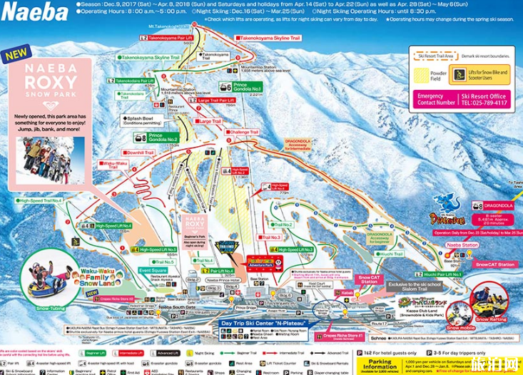 2019日本新潟县滑雪长地址+开放时间+门票价格