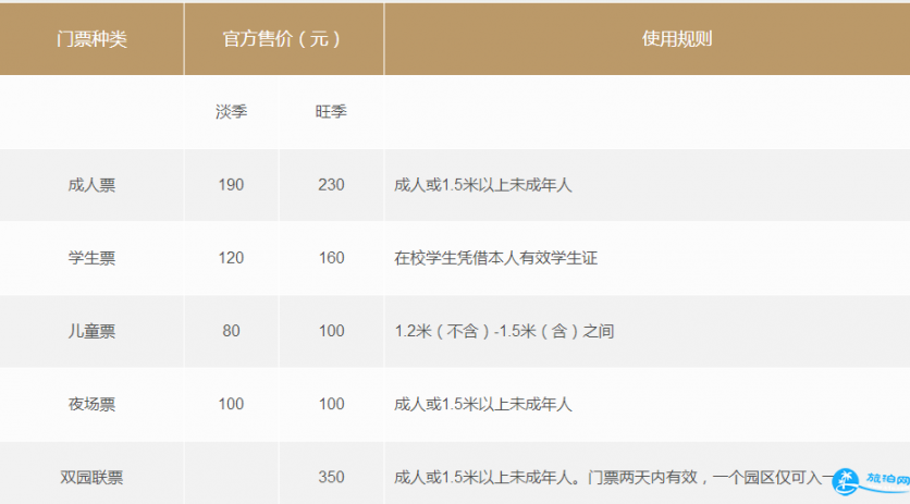 2018西安乐华欢乐世界门票信息+交通+游客须知