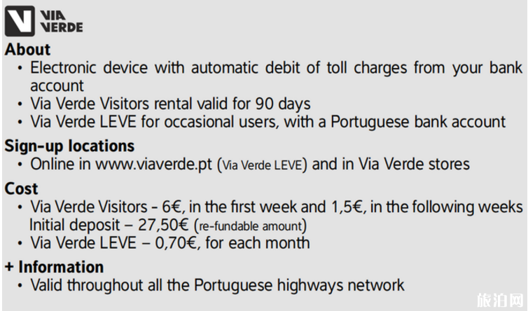 2018葡萄牙租车攻略  葡萄牙高速怎么收费