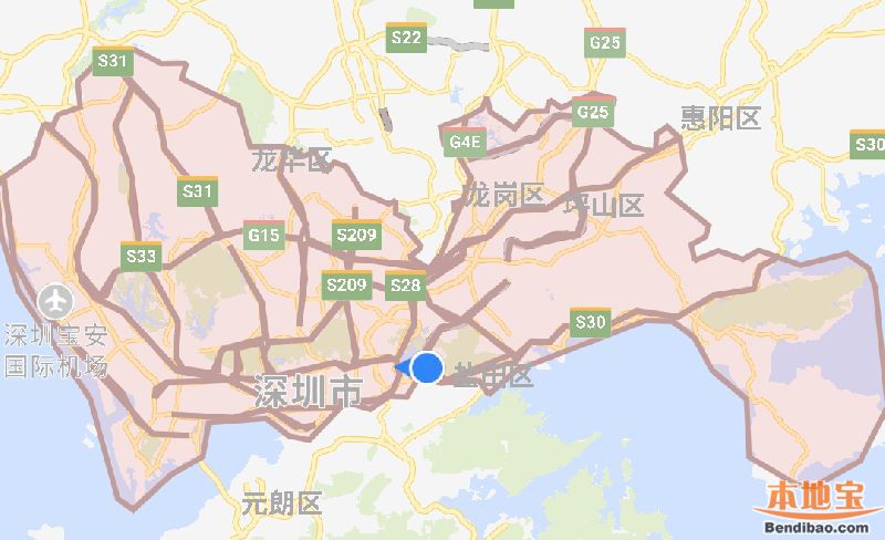 2018深圳对外地车免限行道路名单有哪些