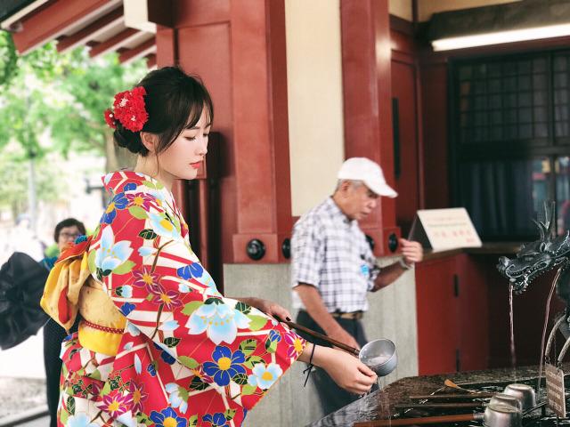 东京浅草寺和服体验 东京浅草寺和服租赁哪家好