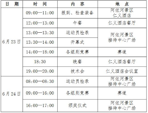 2018重庆彭水阿依河青龙谷户外运动挑战赛有报名费吗