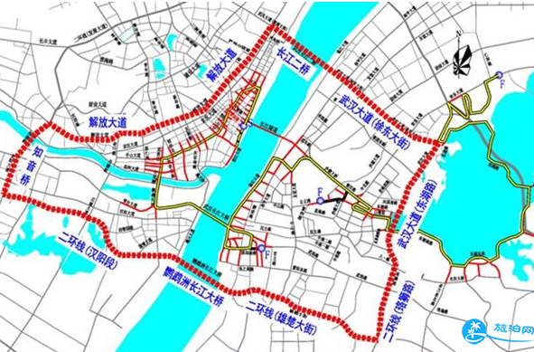 2018年4月汉马禁停禁行路段有哪些