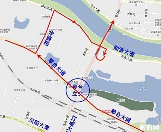 京汉大道能上月湖桥吗 哪个匝道可以上月湖桥