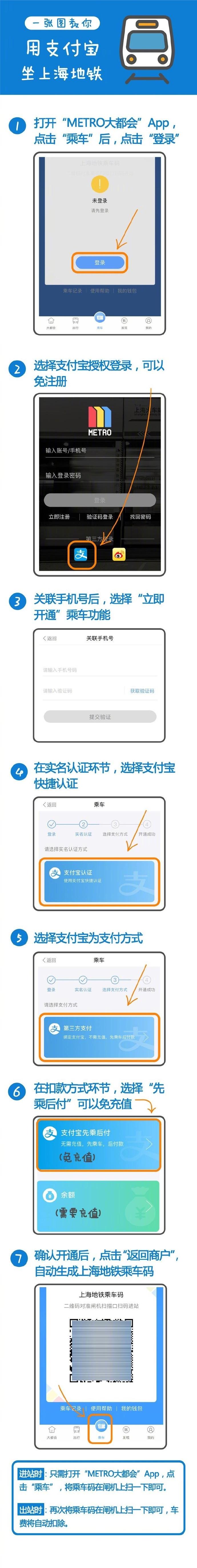 上海地铁可以用支付宝了吗 上海地铁支付宝怎么用步骤