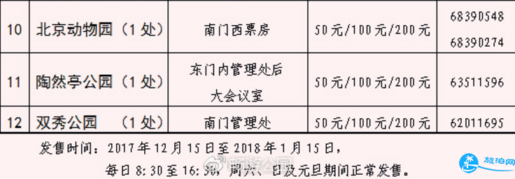 北京公园年票2018办理地点 2018公园年票何时办理价格+充值时间