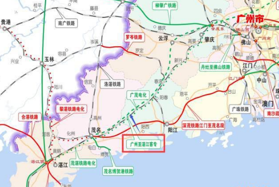 深湛铁路江门到湛江段什么时候开通2018