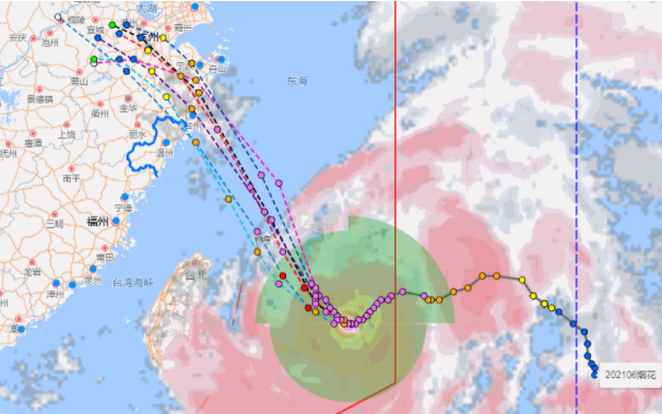 台风烟花会登陆温州吗 6号台风烟花路径偏移