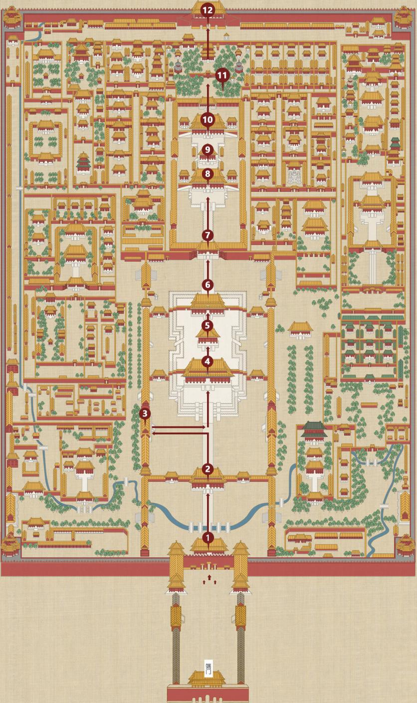 故宫路线怎么走最合适 6大经典路线供你选择