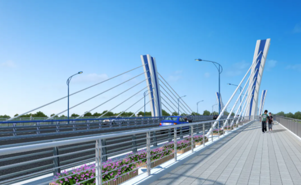金桂路跨浏阳河大桥最新进展