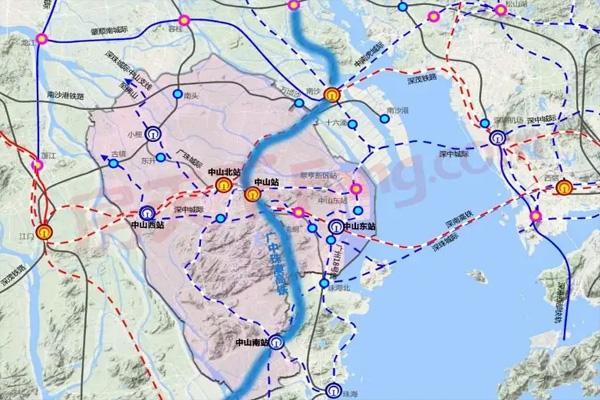 广珠澳高铁最新规划图