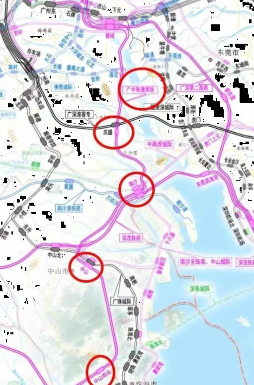 广珠澳高铁最新规划图