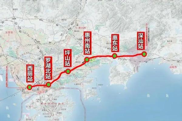 广东省交通运输厅在其官网发布《关于新建深圳至深汕合作区铁路项目