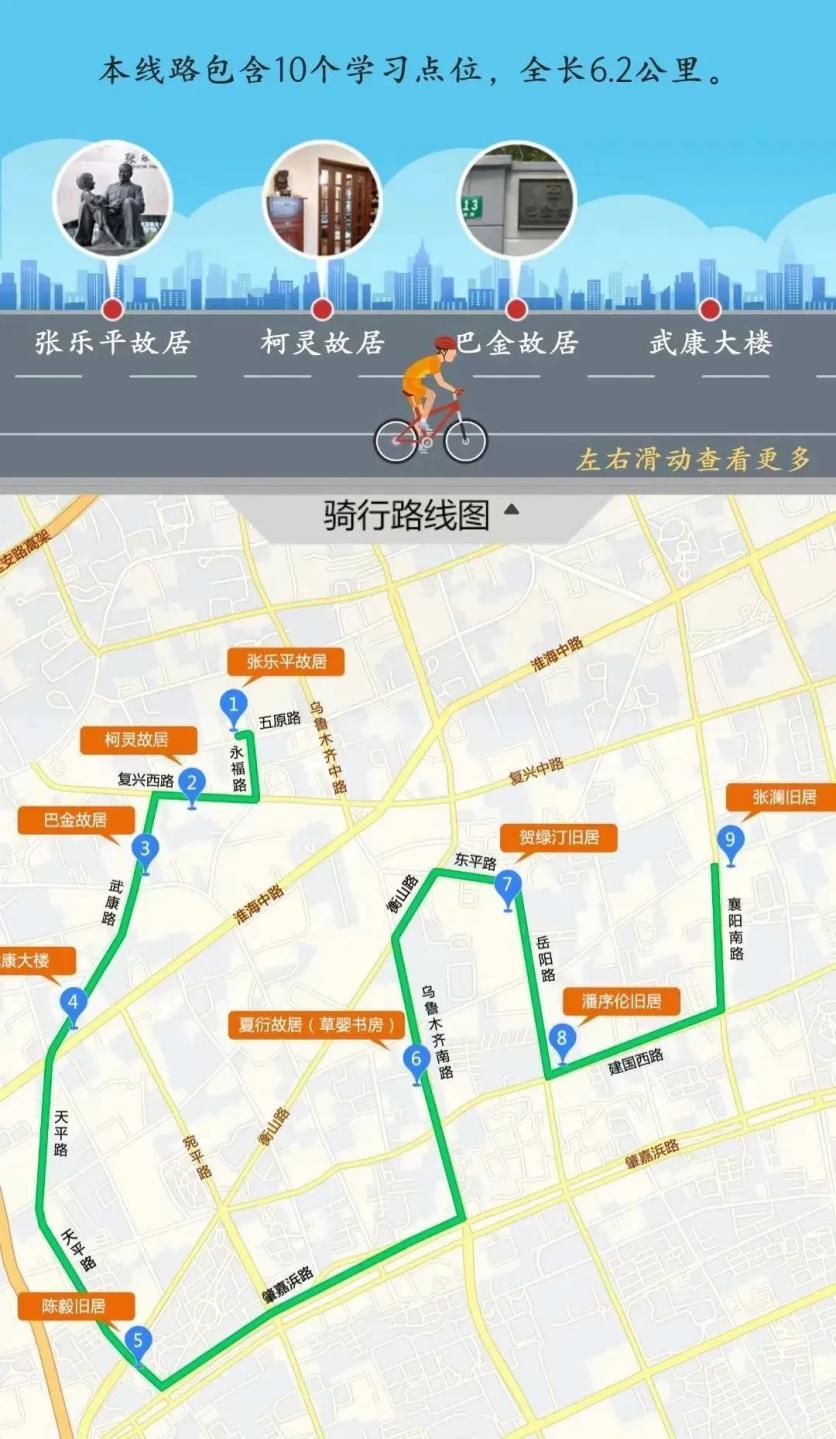 上海徐汇区有哪些值得骑行路线？下面这6条人文行走主题骑行路线不容错过