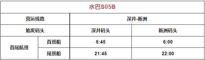 2023广州水上巴士最新时刻表 附水巴运行线路图