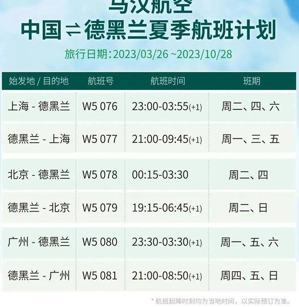 6月国内航空国际航班最新消息 2023国外航空国际航班计划