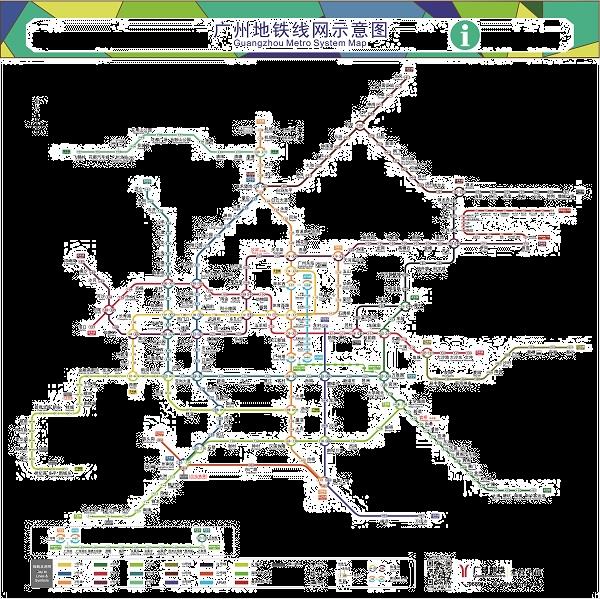 广州地铁运营时间表2023 附线路图