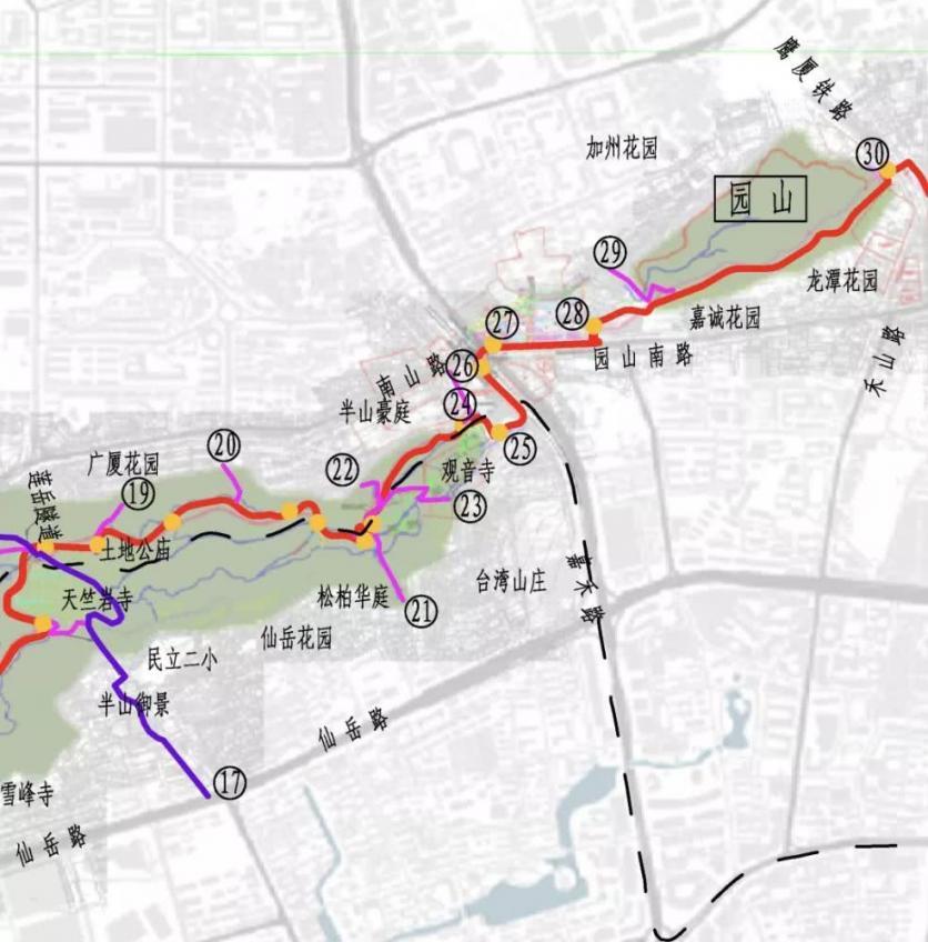 厦门山海健康步道入口路线图 厦门山海健康步道开放时间