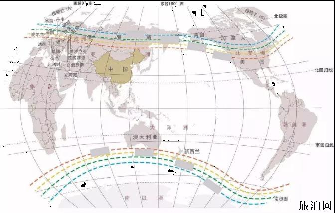 极光在南极还是北极 极光观赏的地区位置及时间