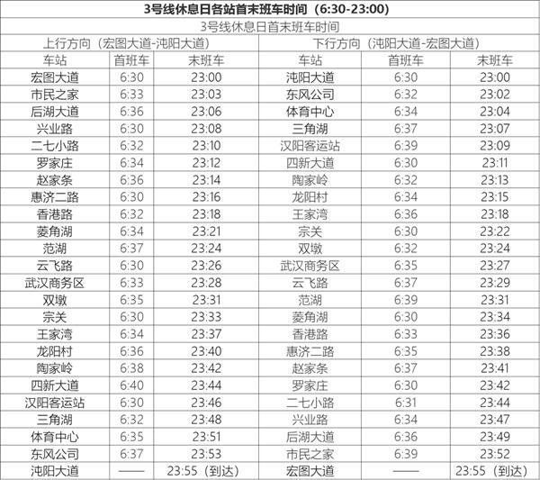 武汉地铁线路图2024高清版+武汉地铁时间表2024