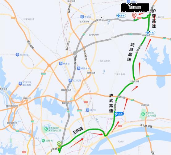 2024清明节期间黄陂方向扫墓和踏青交通出行提示