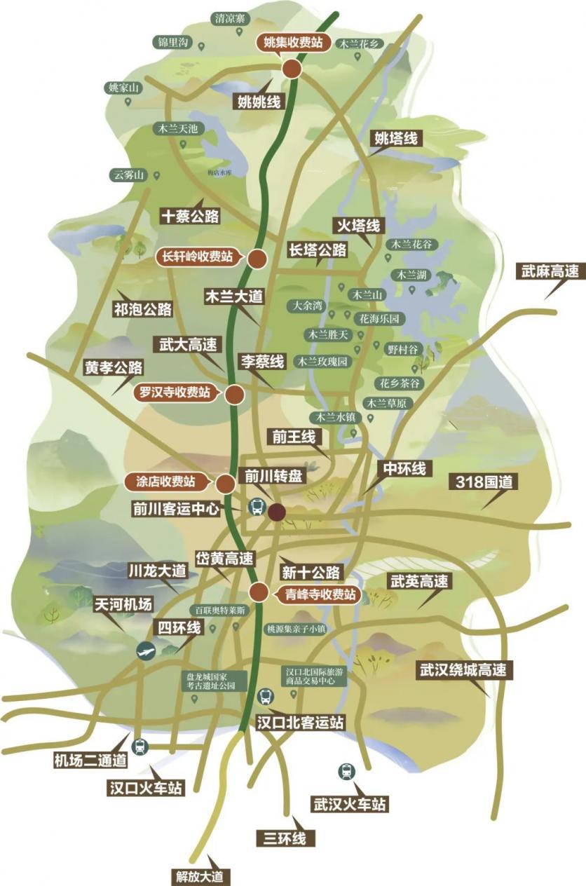 2024清明节期间黄陂方向扫墓和踏青交通出行提示