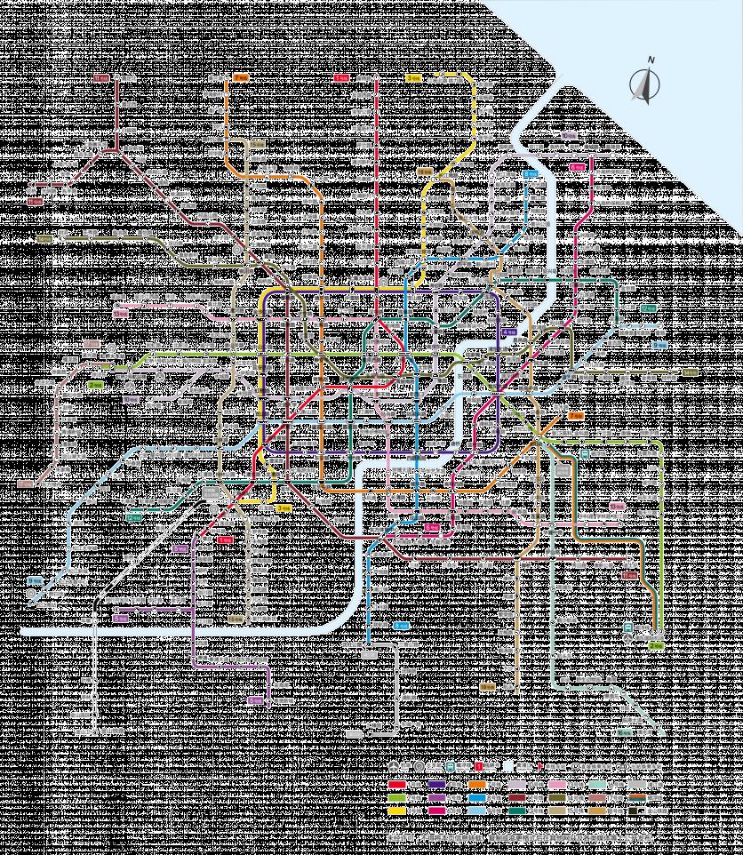 上海地铁图高清大图最新版2024