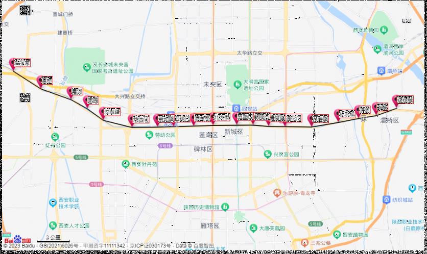 2023西安地铁线路图最新版(持续更新)