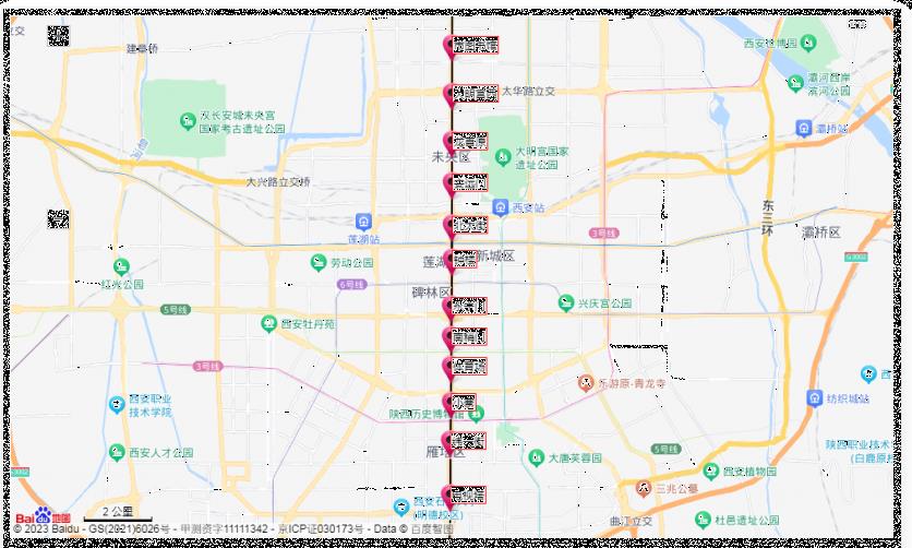 2023西安地铁线路图最新版(持续更新)