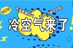 冷空气南下降温 各省市气候变化