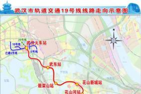 武汉地铁19号线最新线路图2023